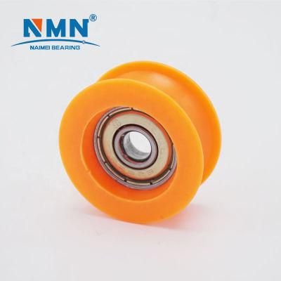 627 Bearing Flat Nylon Pulley Small Pulley Price Plastic Pulley Wheel for Inline Skates