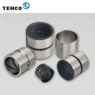 Excavator and Crane Construction Machine Cross Oil Groove Steel Bushing Made of C45 and GCr15 Custom Hardness and Sizes.