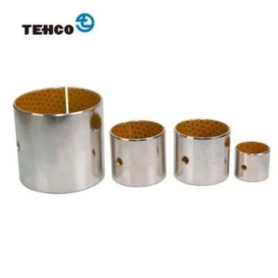 SF2 Sleeve Self-lubricating Bear Bushing Made of Steel Base and POM with Forming Machine Tools and Hydraulic Industry Machine.