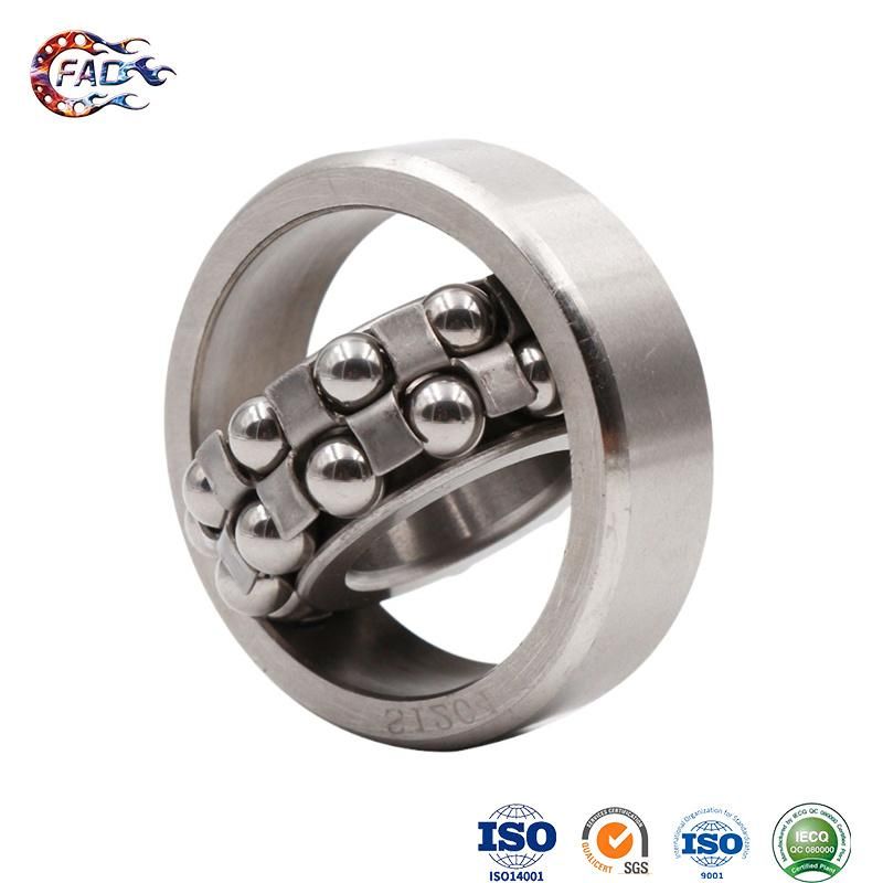 Xinhuo Bearing China Motor Bearing Suppliers Rolling Bearing Chrome Steel Material Double Row Selfaligning Ball Bearing