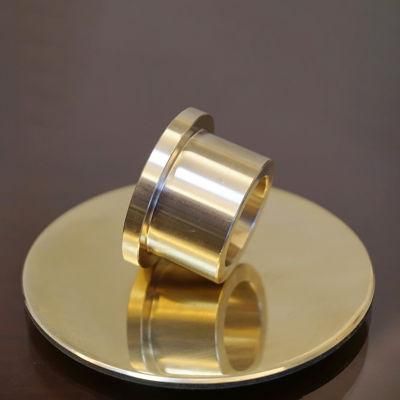 Casting Bronze Excavator Bushing Brass Material Flange Rolled Wb802 Bushing