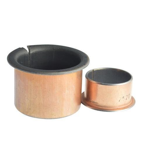 TCB100 PTFE Layer Steel Base Self-lubricating Oilless Bushing of Low Friction Coefficient for Textile and Tobacco Machinery.