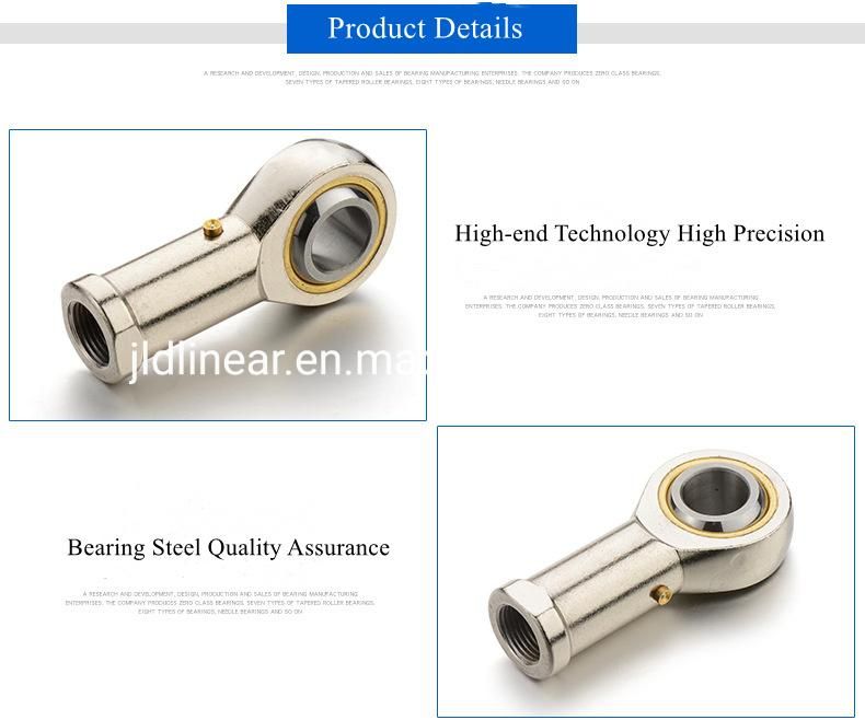 China Factory High Accuracy Zinc Plated Ball Joint Bearing Rod End (PHS5 PHS6 PHS8 PHS10 PHS12 PHS14 PHS16 PHS18 PHS20 PHS22 PHS25 PHS28 PHS30)