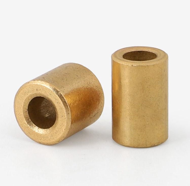 Customized Sintered Bronze Bushing Lubrication with Flange