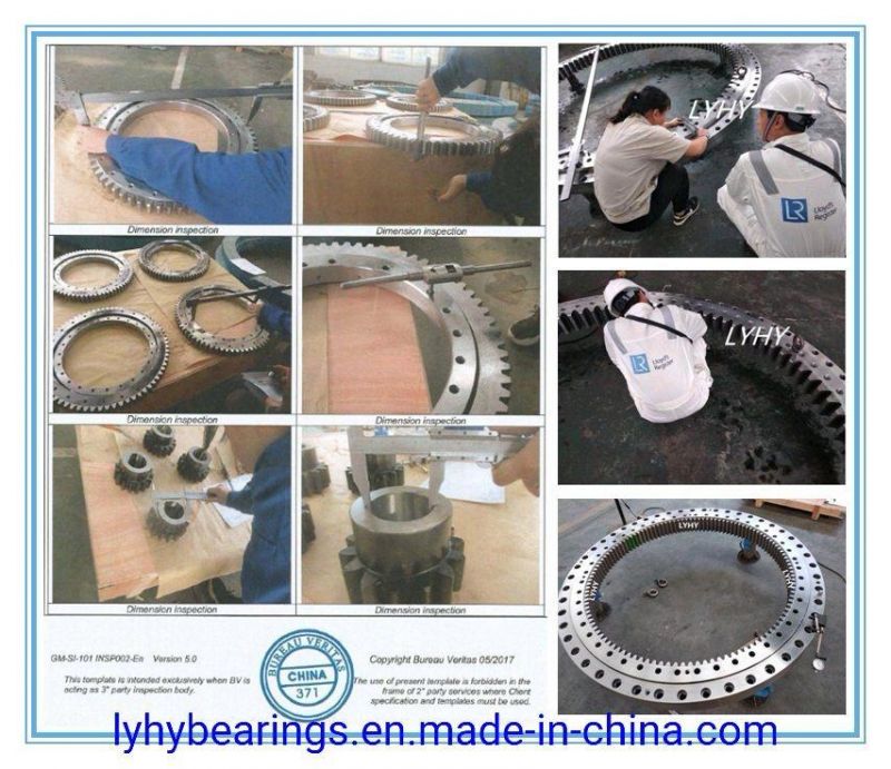 External Toothed Gear Swing Bearing (MTE-265 MTE-415 MTE-470 MTE-540 MTE-5900) Kaydon Geared Turntable Bearing Singlw Row Ball Slewing Ring Bearing