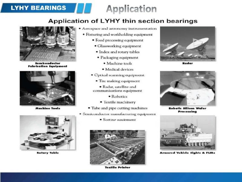 Rubber Sealed Type Thin Section Bearings Ju045cp0 for Packing Machinery