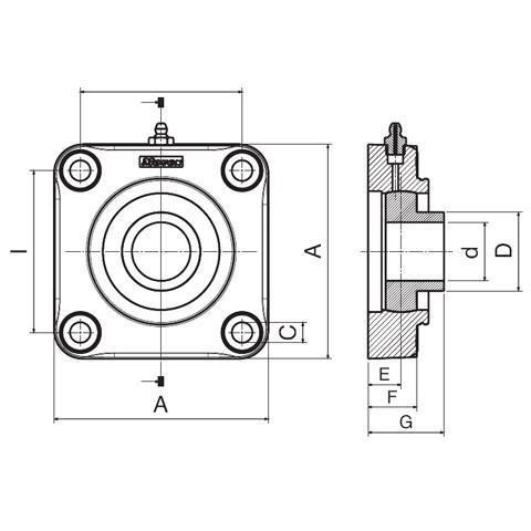 Ucf Pillow Block Bearing for Agricultural Machinery Bearings