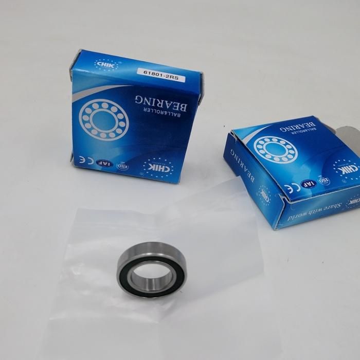 Thin Wall Bearing 61801RS Zz Thin Type Deep Groove Ball Bearing of Machine Parts