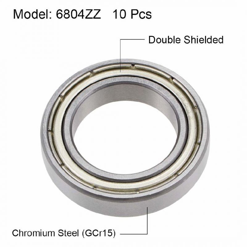 6804zz Deep Groove Ball Bearing 20mm Inner Dia 32mm Od 7mm Bore Double Shielded Chrome Steel