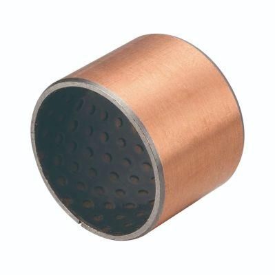 Boundary Lubricating Bushings Steel Bronze Base Material With PTFE PEEK Bushings Injection Bushings