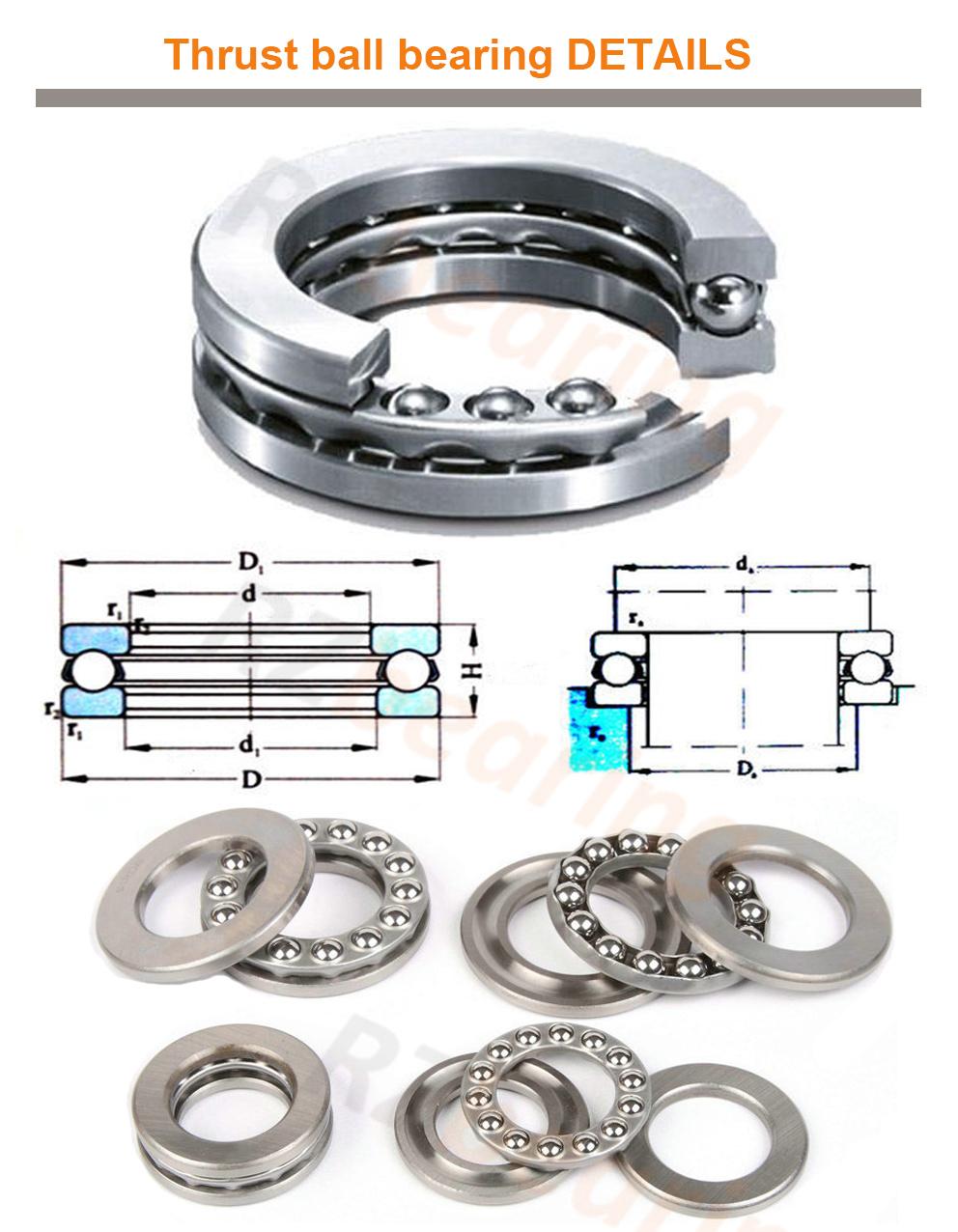 Bearing Mining Machine Spare Parts 51117 Thrust Ball Bearing