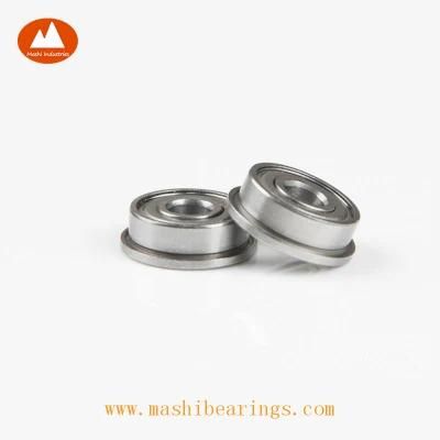 1/8&quot;X3/8&quot;X9/64&quot; Inch Fr2-6zz Fr2-6z Fr2-6 Zz/2z Metal Shielded Radial Miniature Flanged Single Row Deep Groove Ball Bearing