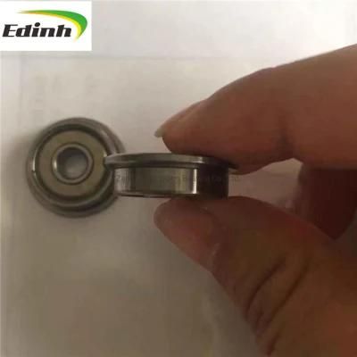 Metal Shield 5X14X5mm F605zz Flanged Bearing Flange Mini Ball Bearing