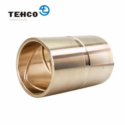 Wholesale Customized Oil Grooves Brass Shaft Bushes Bronze Bushing Custom Bronze Material and Oil Grooves Styles As Demand.