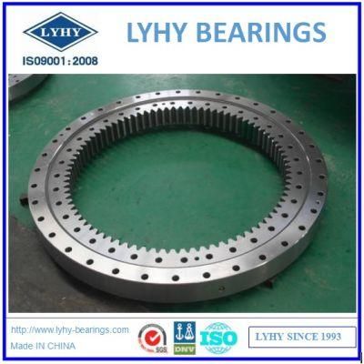 Lyhy Four Contact Ball Slewing Bearings Turntable Bearings with Internal Teeth HS6-37n1z