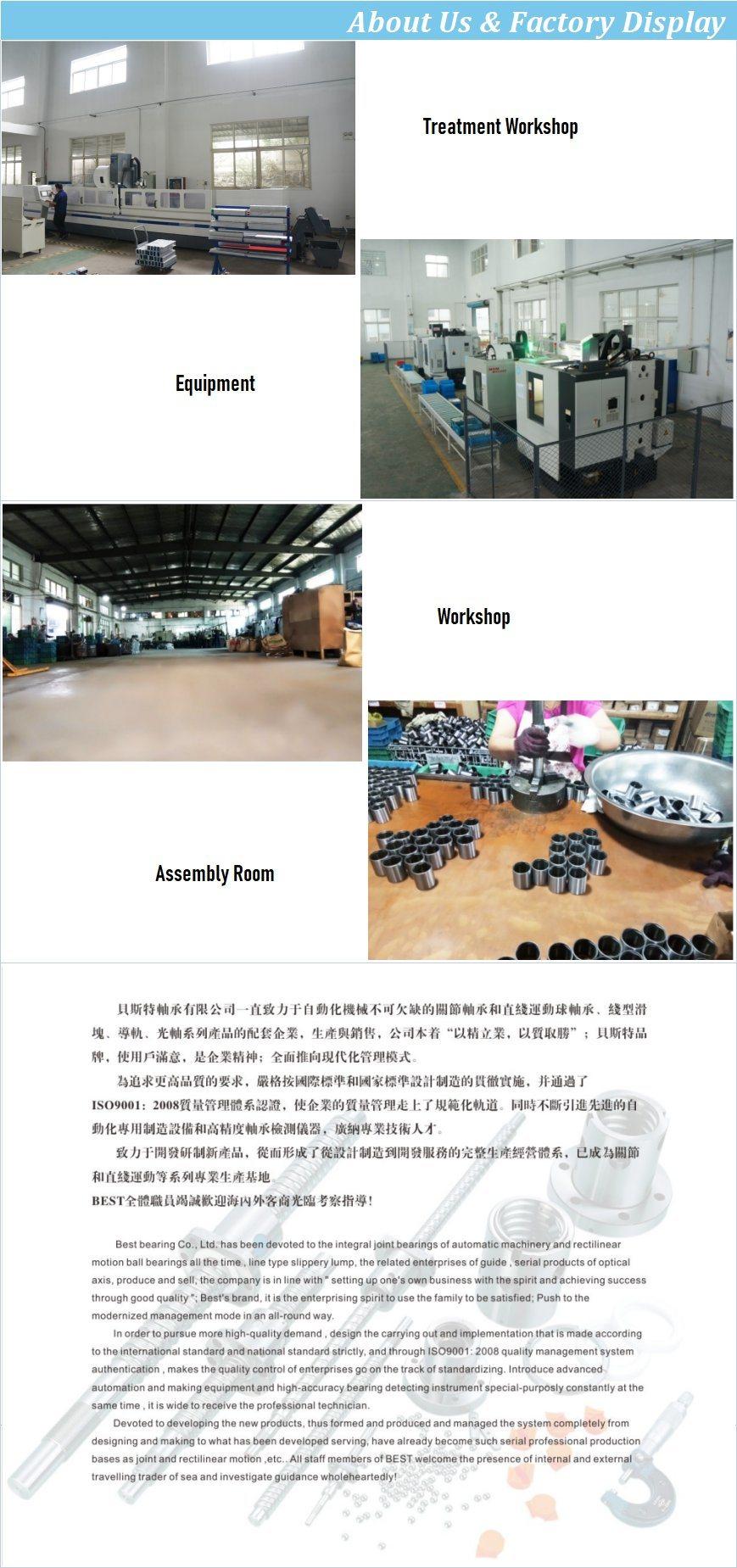 Lishui Best Bearing Standard Model Linear Motion Lm/Kh/St Series Linear Bearing for CNC Machines