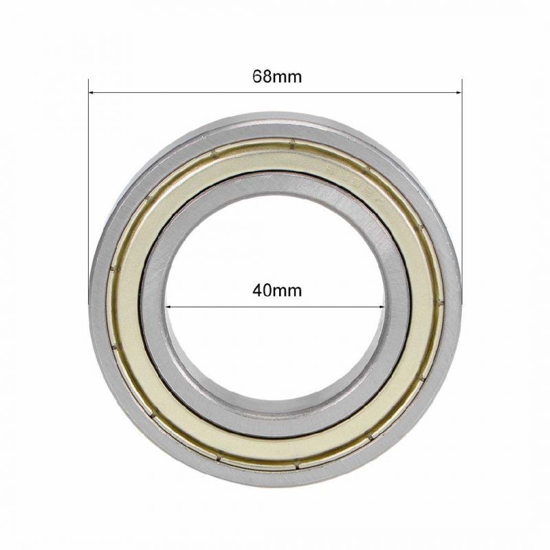 Deep Groove Ball Bearing 6008zz 6008-Zz 6008 Zz Size 40X68X15mm