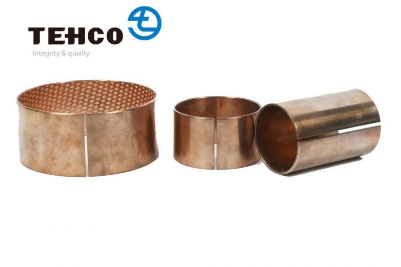 Factory Price Sell in Bulk Customized Wrapped Bronze Bushing With Diamond Oil Socket Anti-fatigue Anti-erosion Bronze Bushing