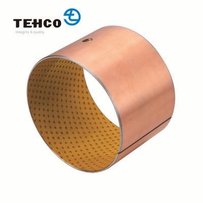 Oilless Self Lubrication DX SF-2 P20 Steel Base Sintered Bronze Layer POM Coating Bushing Car Bushing Washer Type