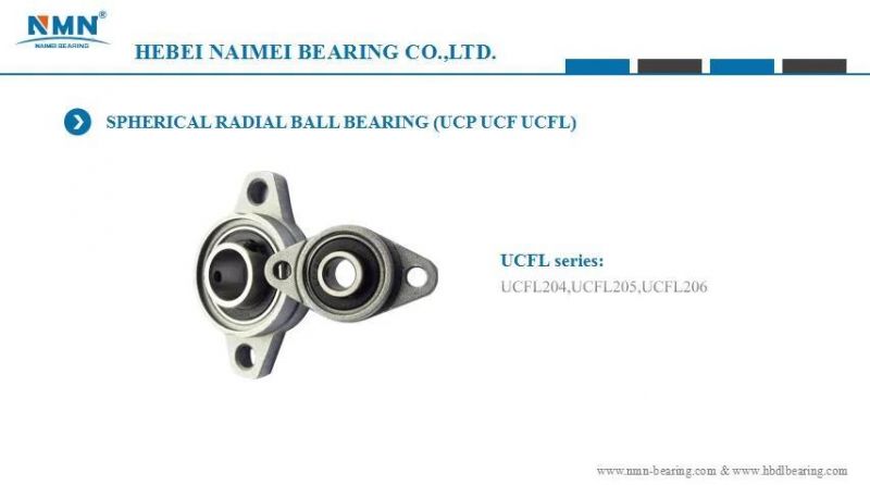 China Supplier High Quality Agricultural Machinery Bearing UCP Ucf UCFL201 202 203 204 205 Pillow Block Housing Bearing