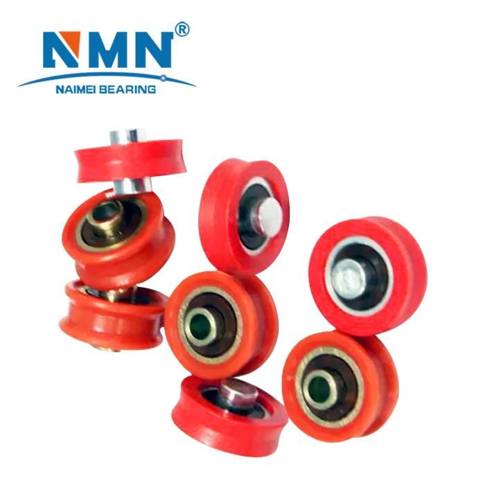 Nylon Covered Bearing Plastic Pulley Ball Bearing 6002zz for Container Bearing 35*10*16