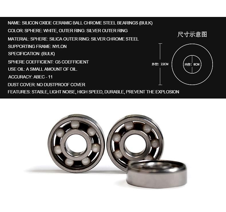 Manufactures White Pottery Roller High Speed Bearings