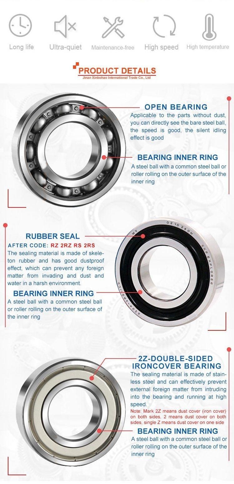 High Performance NTN Ball Bearing Distributor for Agriculture Mechanical Bearing Deep Groove Ball Bearing 6301-Zn 6302-Zn 6303-Zn