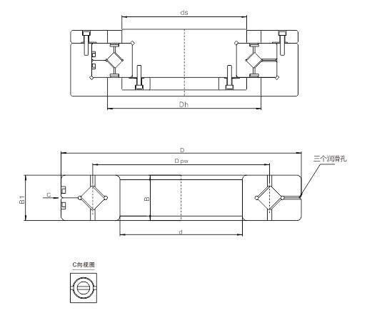 Sx Series Cross Roller Bearing, Replace FAG