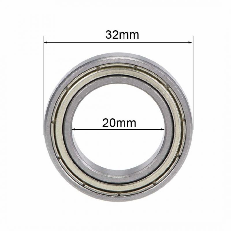 6804zz Deep Groove Ball Bearing 20mm Inner Dia 32mm Od 7mm Bore Double Shielded Chrome Steel