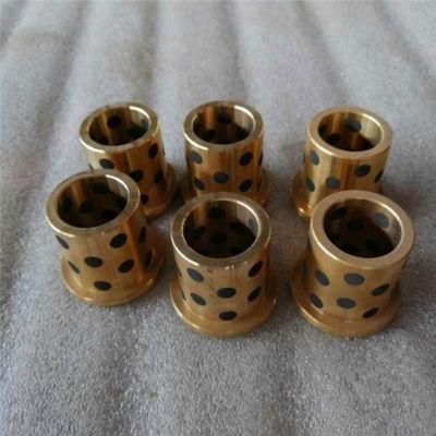 Low Price High Precision Bronze Hardened Flange Bushing Brass Bimetal Slide Copper Bushing