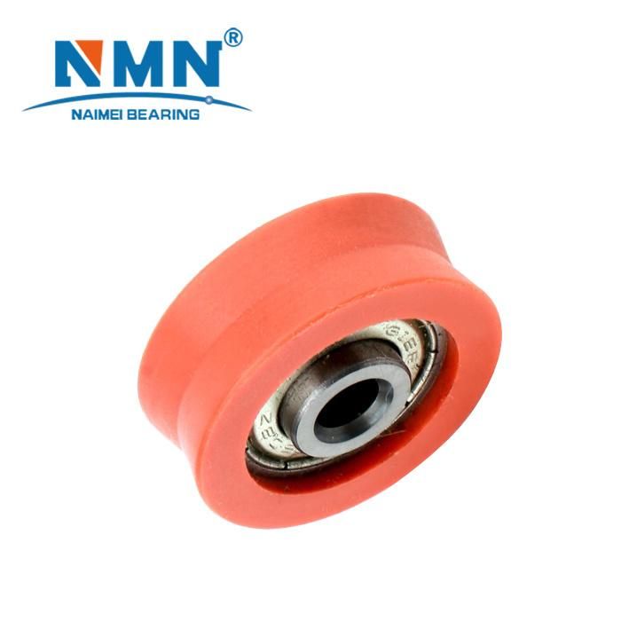 Nylon Covered Bearing Plastic Pulley Ball Bearing 6002zz for Container Bearing 35*10*16