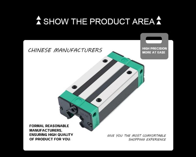 Embedded Ball Bearings Reduce Resistance and Run More Smoothly with Lengthened Linear Guide Rails HGH30ha