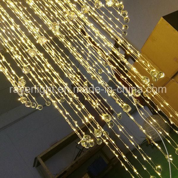 Commercial LED Diamond Wedding Festival Garden Christmas Decoration LED Curtain Light