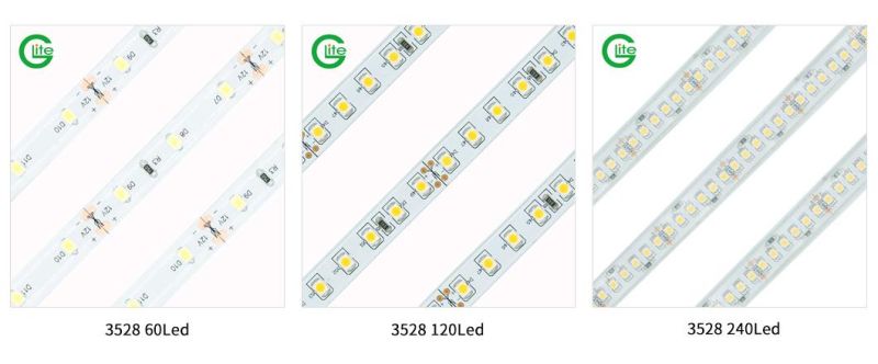 High Brightness SMD3528 60LED 6W Blue Color LED Strip DC24 Strip for Decoration