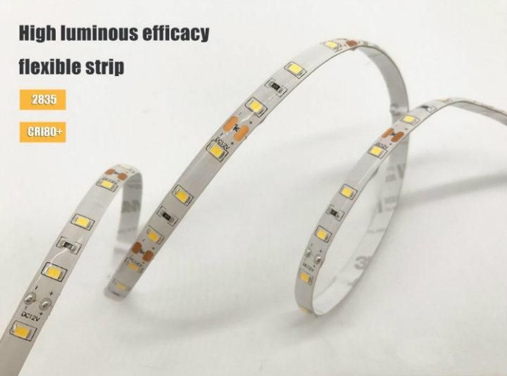 Customized Length SMD2835 Warm White High Waterproof IP65 Flexible LED Strip Light