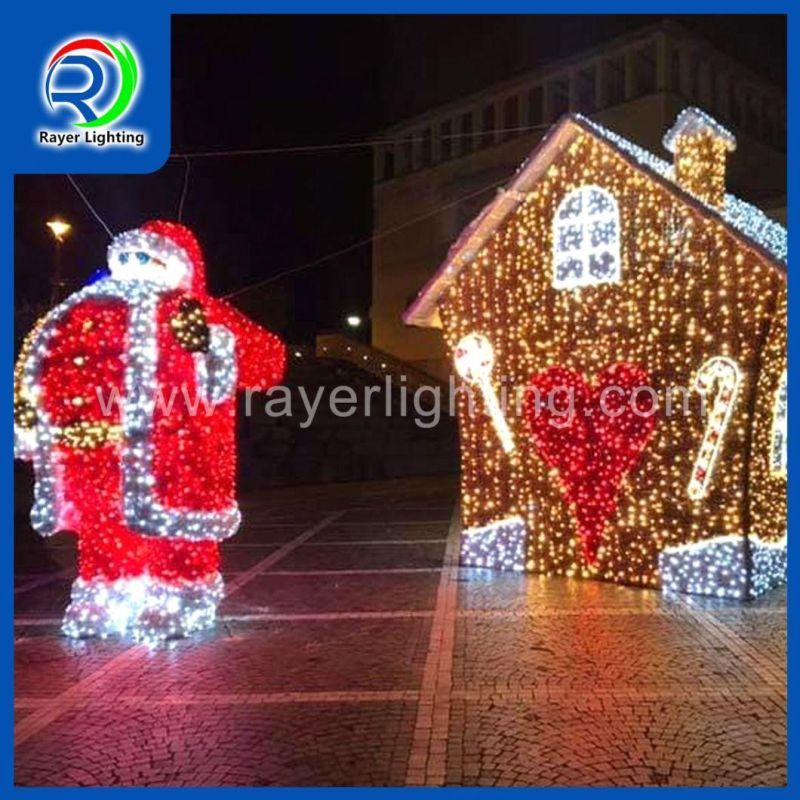 Christmas Decoration Chrismast Light 3D LED Motif Ligts LED Santa