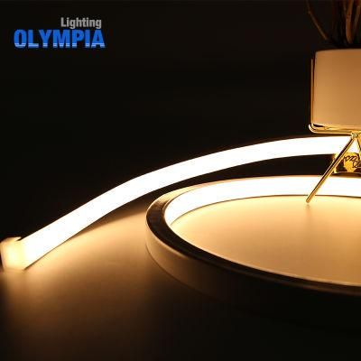 24V SMD3528 Warm White Color LED Neon Lights for Rooms