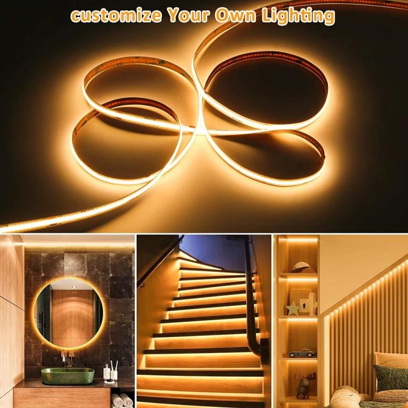 Colouring Flexible 480LED COB Light LEDs Type LED Strip 6000K