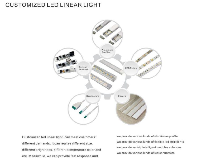 CE/UL DC12V/24V IP20/IP65/IP67/IP68 3000K/4000K/5000K/6000K SMD2835 120LEDs/M 12W 10mm LED Strip