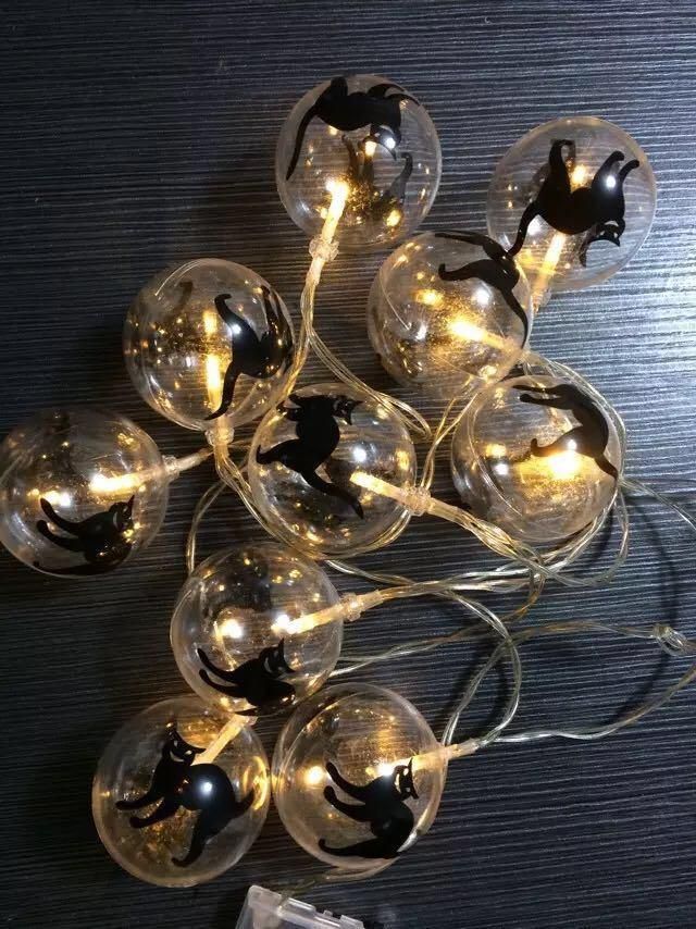 Halloween LED String Light with Eye Ball Decoration