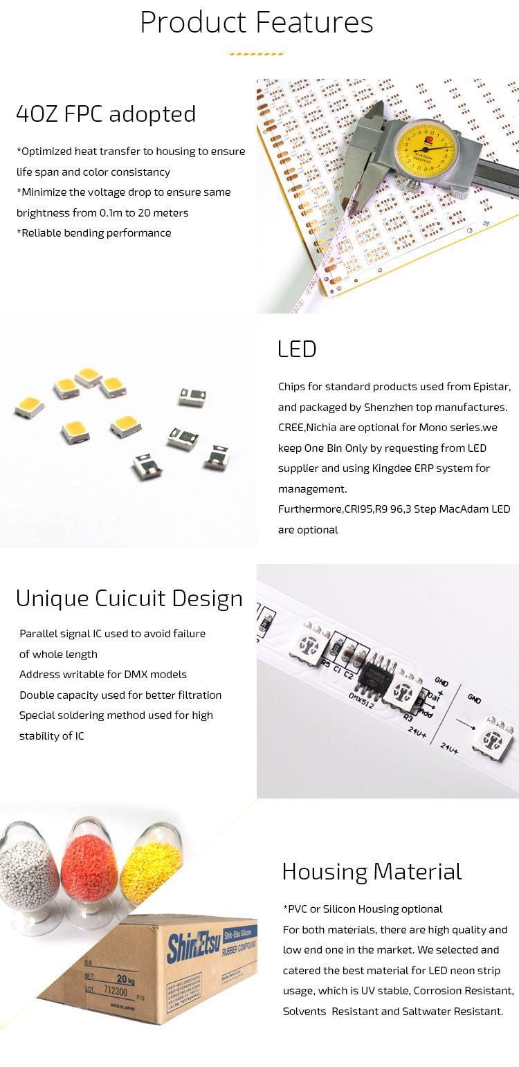 RoHS Ce Outdoor LED Strip Light for Outdoor Holiday