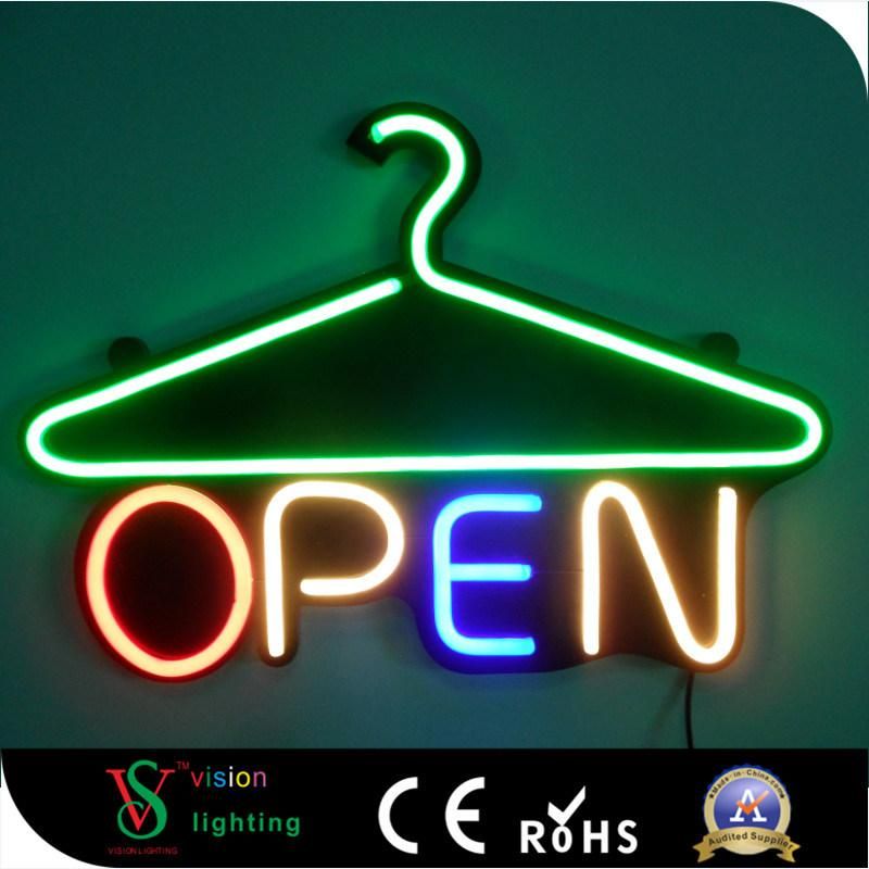 LED Neon Billboard of Open for Shop Decoration