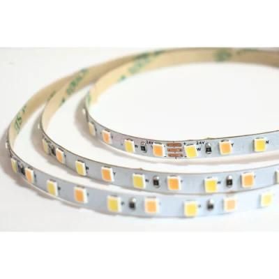 5mm 4mm 3mm Dual Color White Warm White CCT Adjustable SMD 2835 LED Strip Light