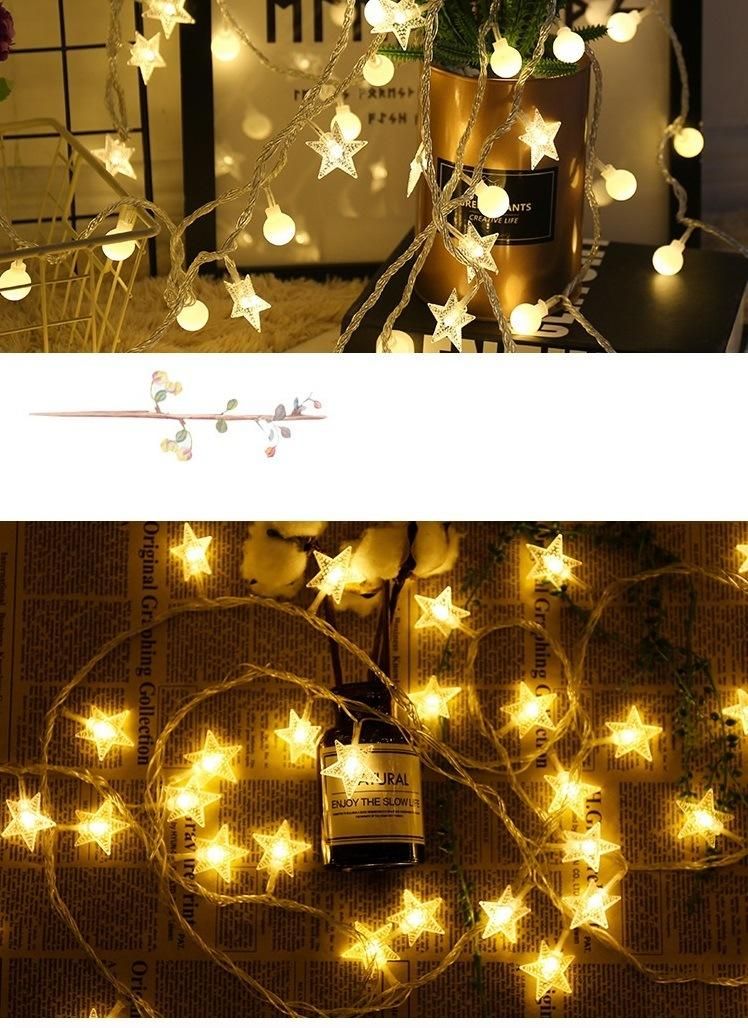 Window Curtain String Light for Bedroom Decorations