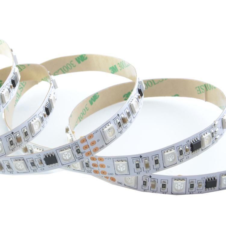 5050 12V 48LEDs/m 5m Addressable WS2811 RGB LED pixel strip