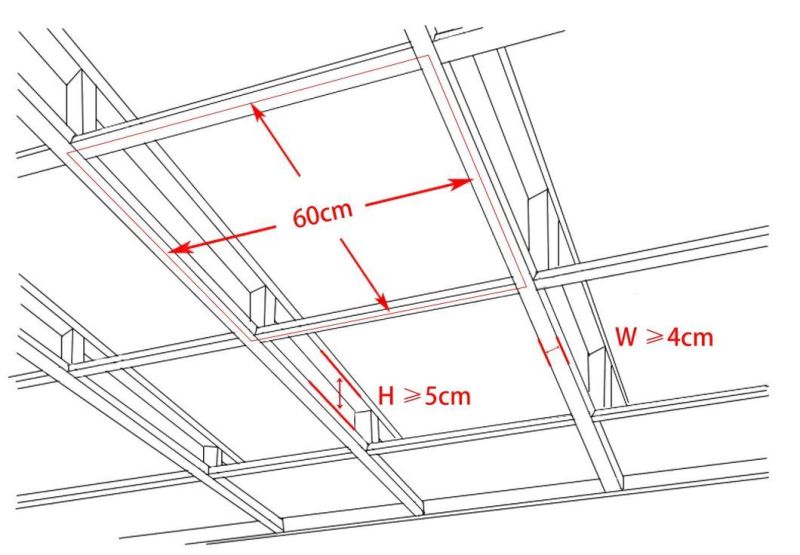 600mm*600mm Star Ceiling Panel Fiber Optic Light for Cinema