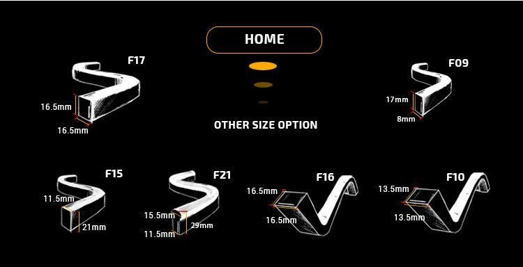 No Dark Spot 24VDC Mini LED Neon Flex