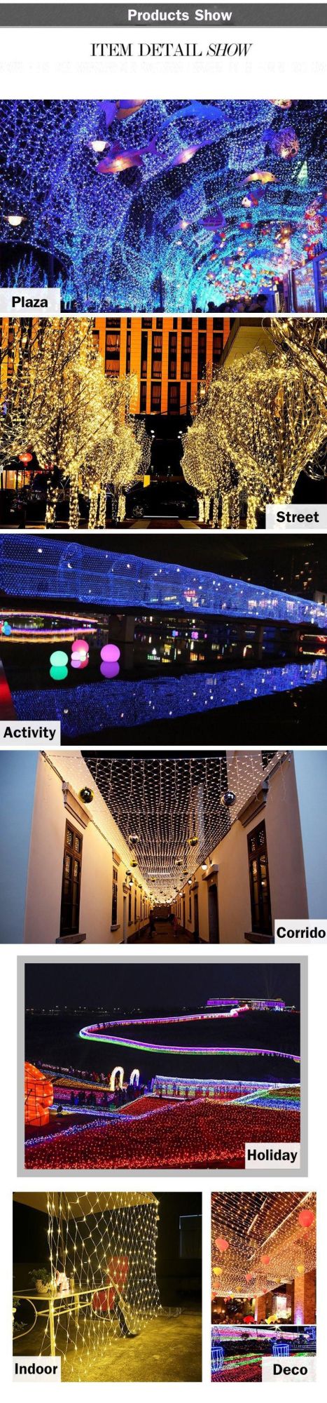 Outdoor Decorative Christmas Light LED Net Light