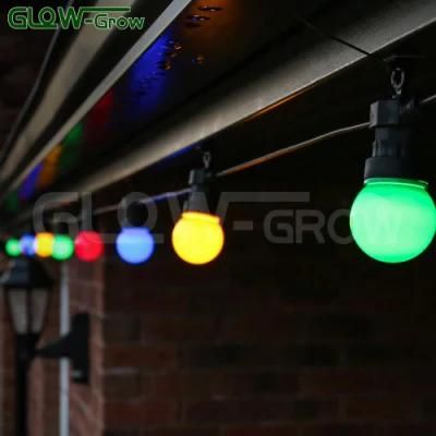 Connectable IP65 Christmas LED Globe Festoon String Light for Fence Decoration