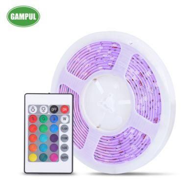 China Manufacturer 2-Years Warranty ETL Ce 18W RGB Flexible Smart Tape Lighting LED Strip Light